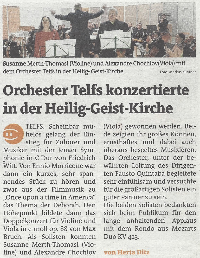 Bezirksblätter Telfs vom 26.11.2017